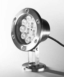 Подводный светодиодный светильник на лире ST-Underwater-Lira 150/9/12W XX°